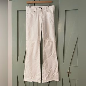 Paige Jeans White Flare Jeans Size 30 NWOT